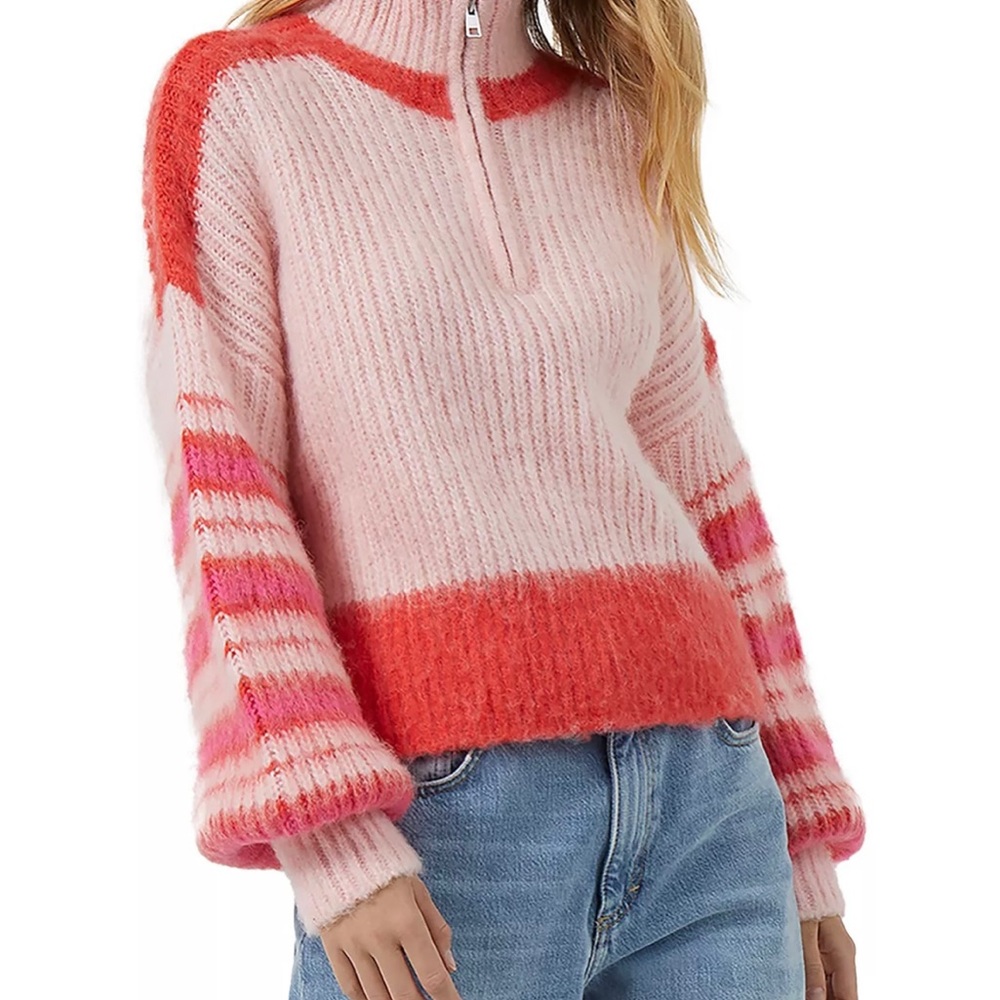 FRENCH CONNECTION Nika Half Zip Sweater Small